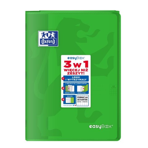 Zeszyt EASYBOOK A4 60k. 90g krata Oxford (400146695)