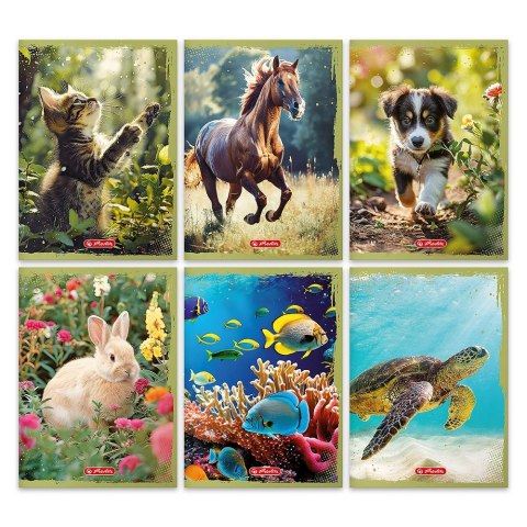 Zeszyt Animals 9501353 A5 32k. linia Herlitz (400197990)
