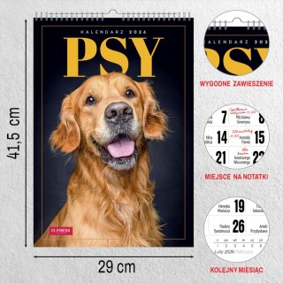 Kalendarz ścienny WIELOPLANSZOWY 16K A3 Press