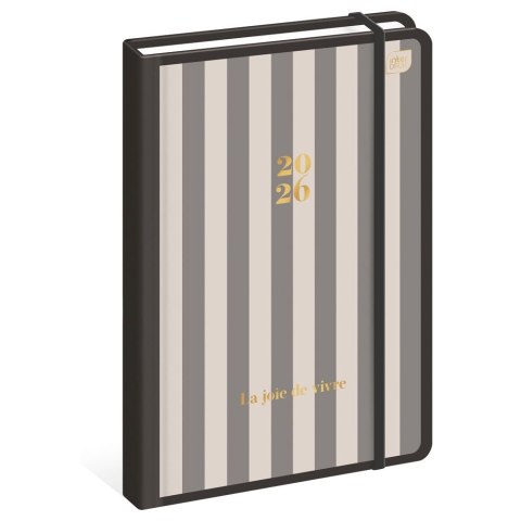 Kalendarz książkowy (terminarz) MET STRIPES A6 Interdruk (192 strony)