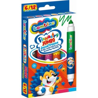 Flamaster Jumbo Dwustronny 12 kol. St.Majewski