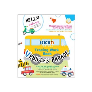 Książeczka edukacyjna AUTA Stick'n (29028)