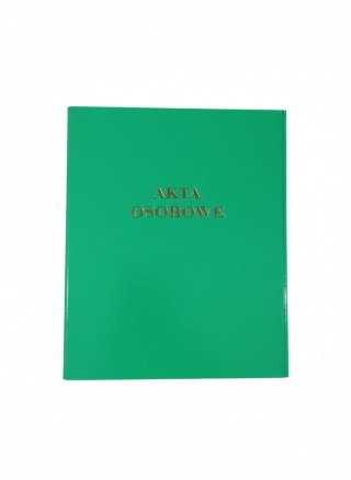 Teczka do akt osobowych A4 zielony tektura Kieltech (z ringiem)