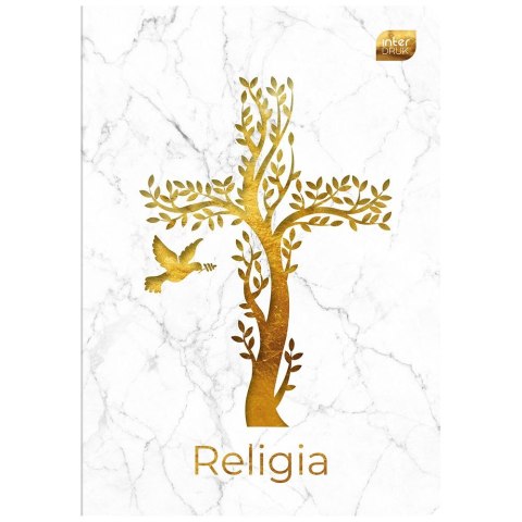 Zeszyt tematyczny RELIGIA A5 60k. 70g krata Interdruk (ZE60KFR)