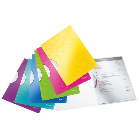 Skoroszyt Wow ColorClip A4 jasnozielony PVC PCW Leitz (41850054)
