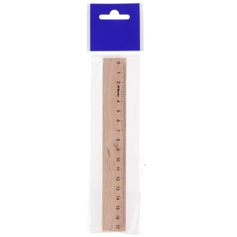 Linijka drewniana 16cm Leniar