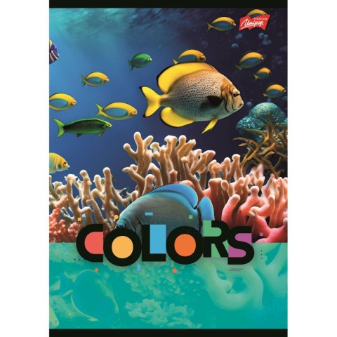 Zeszyt EXOTIC COLORS A5 32k. krata Unipap