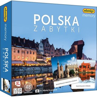 Gra pamięciowa POLSKIE ZABYTKI Adamigo
