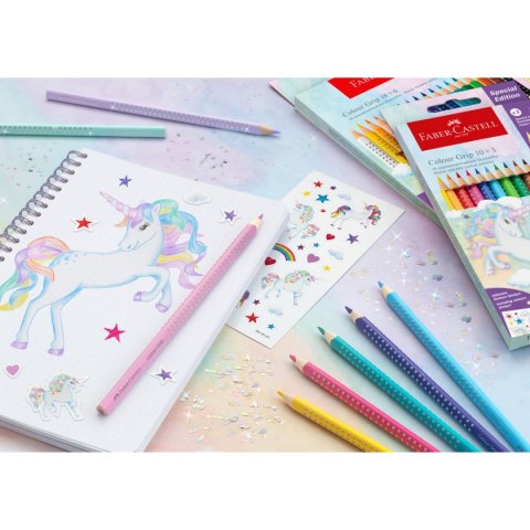 Kredki ołówkowe Unicorn 10+3 kol. Faber Castell (201542 FC)