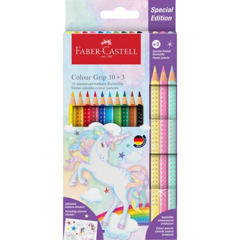 Kredki ołówkowe Unicorn 10+3 kol. Faber Castell (201542 FC)