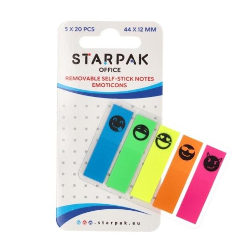 Zakładki indeksujące 100k [mm:] 44x12 Starpak (472874)