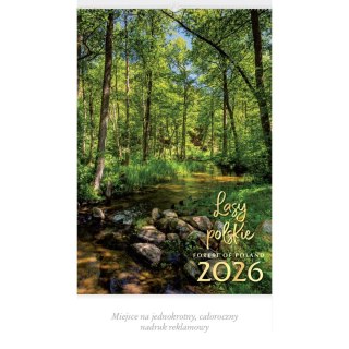 Kalendarz ścienny 13-planszowe 320mm x 470mm Lucrum (RW04)