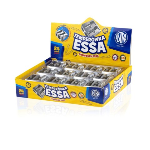 Temperówka ALUMINIOWA Z DWOMA OTWORAMI metaliczny metal Astra (404120001)