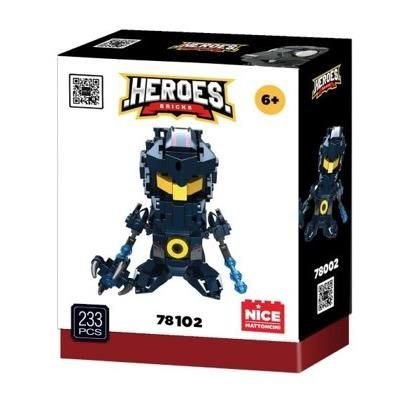 Klocki konstrukcyjne Heroes! Robot 234el. Nice Group (1024)