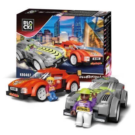 Klocki plastikowe Klocki Blocki The Colletcion Racing - Nocny wyścig Icom (KB0407)