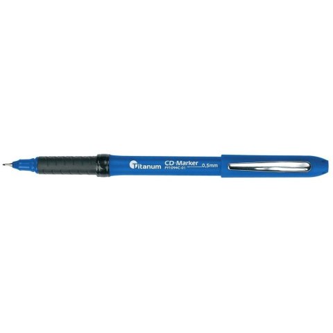 Marker do cd wkład niebieski 0,5mm Titanum (PY1094C-01)