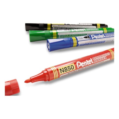Marker permanentny wkład czerwony 1,5mm okrągła końcówka Pentel