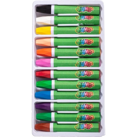 Pastele olejne Jumbo 12 kol. Happy Color (HA 2336 11KK-K12)