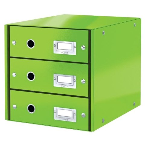 Pojemnik z szufladami Click & Store zielony 3 szuflad Leitz (60480054)