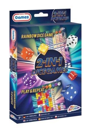 Gra logiczna 2w1 kości Grafix (300064)