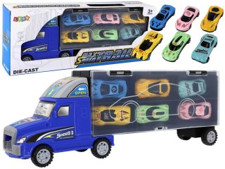 Laweta Mega Auto Tir Laweta 6 Resoraków z Rampą Walizka Na Auta Lean (12755)