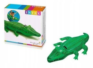 Materac dmuchany Krokodyl 168 x 86 x 19 cm Intex (X-182)