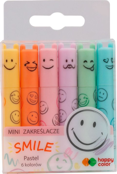 Zakreślacz smile wkład mix Happy Color (HA 4130 02PA-WP6)