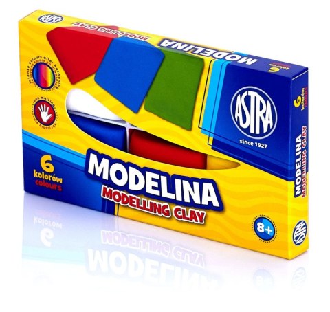 Modelina 6 kol. zwykła w kostkach mix Astra (83911901)