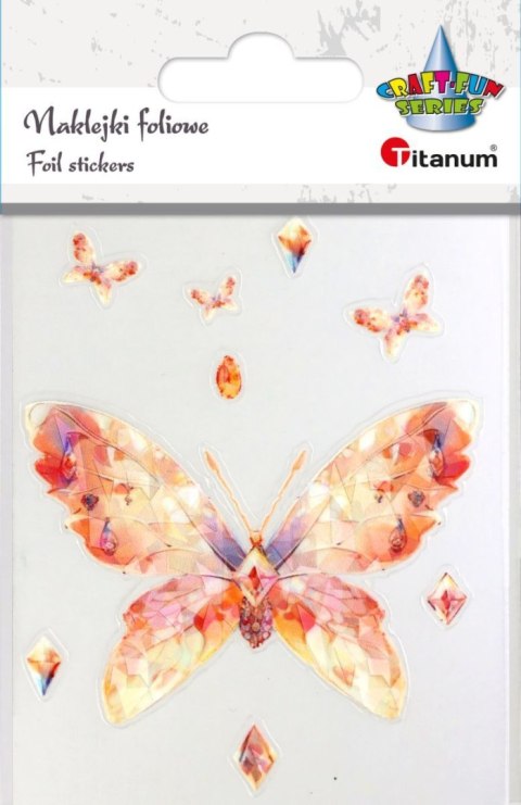 Naklejka (nalepka) Craft-Fun Series Motyle foliowe Titanum (25MD007)