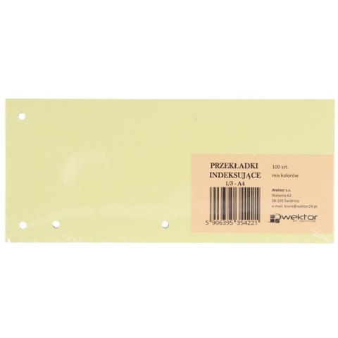 Przekładka czysta 1/3 A4 mix 100k Wektor (5906395354221)