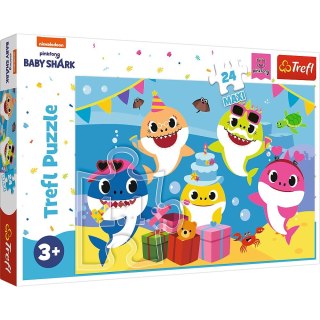 Puzzle Wesołe Baby Shark 24 el. Trefl (14337)