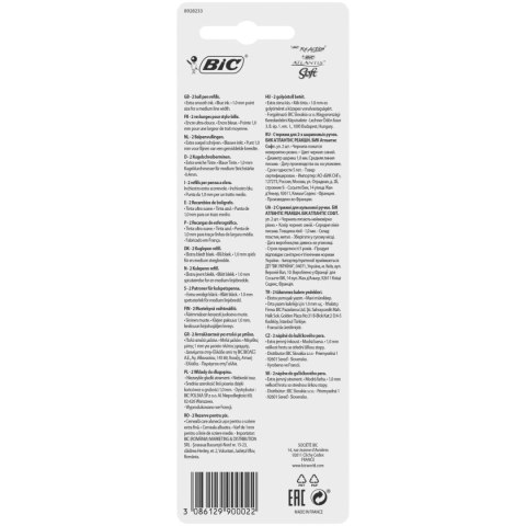 Wkład do długopisu Atlantis wkład niebieski Mmm Bic (8924099)