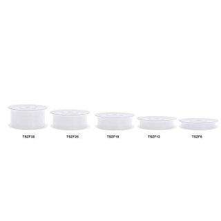 Wstążka SZYFON 12x25 [mm x m] biały Partydeco (TSZF12-008)