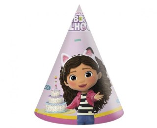 Czapka party Koci domek Gabby mix papier Godan (95762)