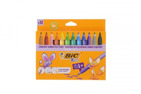 Flamaster 12 KOL COMFORT GRIP JUMBO 3270220010739 12 kol. Bic Kids (517250)