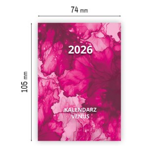 Kalendarz książkowy (terminarz) mix A7 Press (TYGODNIOWY)