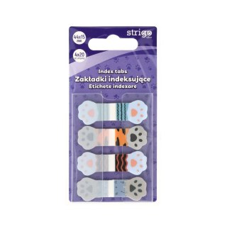 Zakładki indeksujące łapki 44x15mm x4bl 5905658810283 80k [mm:] 44x15 Strigo (SSN025)