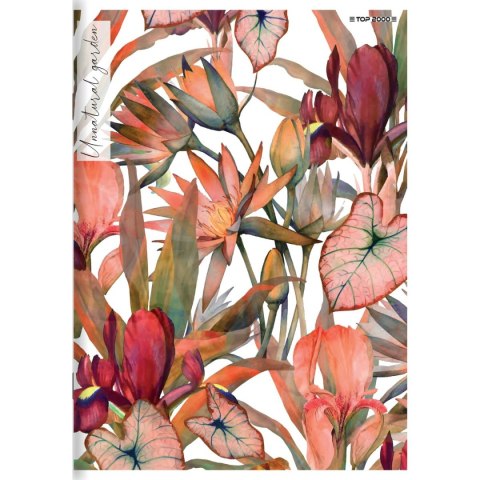 Zeszyt FLOWERS A5 60k. 70g linia Top 2000 (400169420)