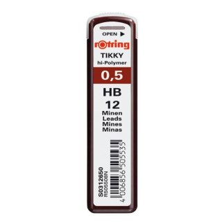 Wkład do ołówka (grafit) HB 0,5mm Rotring (S0312650)