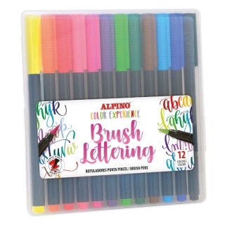 Flamaster brush lettering Alpino