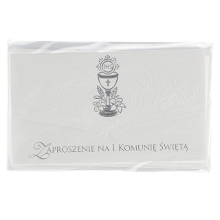 Zaproszenie komunia biała Merigraf (5902221800092)