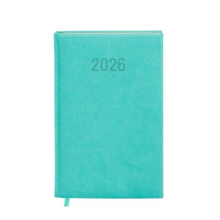 Kalendarz książkowy (terminarz) 2026 COLOROFIX TDW A6 Antra (TURKUSOWY)