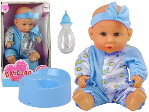 Lalka Bobas Niebieska Nocnik Siusia Pije Kokardka [mm:] 240 Lean (10069)