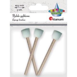 Pędzel Craft-Fun Series gąbka do malowania 1,5cm Titanum