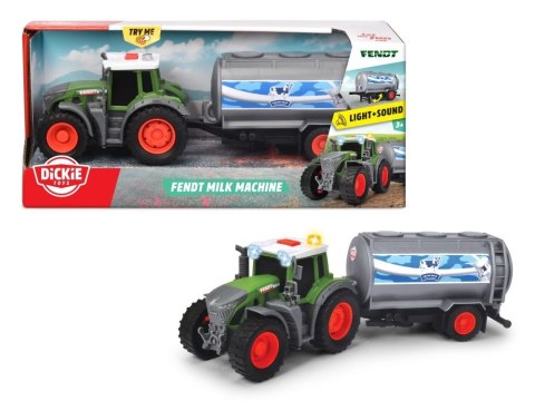 Traktor z przyczepą na mleko 26cm Dickie (373-4000)