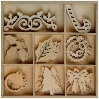 Ozdoba drewniana Craft-Fun Series xmass Titanum (AQE19118-13)