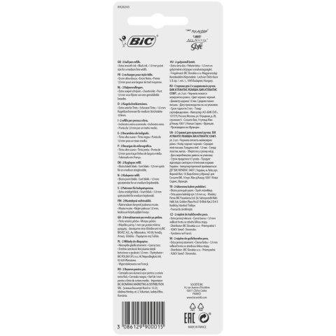 Wkład do długopisu Atlantis wkład czarny Mmm Bic (892410)