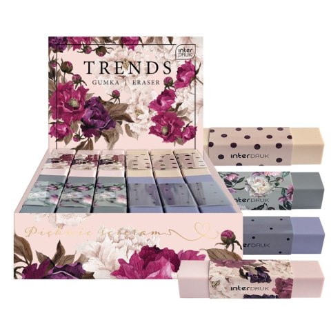 Gumka do mazania TRENDS 24szt Interdruk (5902244327710)