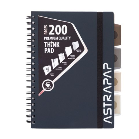 Kołozeszyt (kołonotatnik) PP B5 200k. 80g Astrapap (107023010)