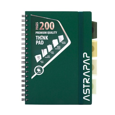 Kołozeszyt (kołonotatnik) PP B5 200k. 80g Astrapap (107023010)